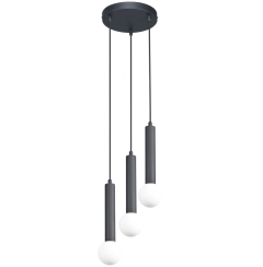 Lampa sufitowa, wisząca FILANO 3 czarna