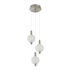 Lampa sufitowa, wisząca LENTI srebrna
