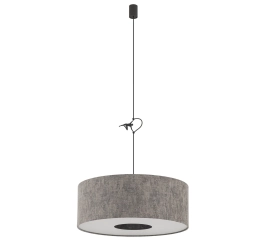 Lampa sufitowa wisząca LAGO M szara