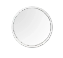 Lustro okrągłe LED 60 cm złote, zmienna barwa