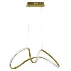 Lampa sufitowa wisząca TESORO GOLD LED