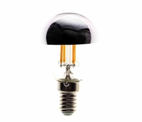 Żarówka Filamentowa LED 4W G45 E14 2700K TOP srebrna