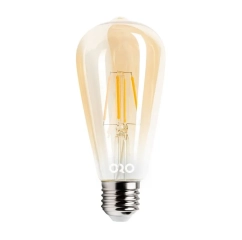 Żarówka E27 LED ST64 6W 500lm 2000K barwa ciepła, żółta AMBER