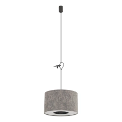 Lampa sufitowa wisząca LAGO S szara