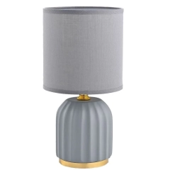 Lampka nocna stołowa HS8723 szara
