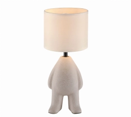 Lampka nocna stołowa TED stojący beżowy