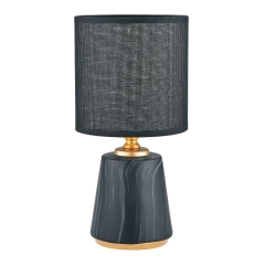 Lampka nocna stołowa HS8605 czarna