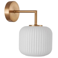 Kinkiet, lampa ścienna FOSSE złota