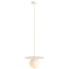 Lampa sufitowa, wisząca LOOP S kremowa