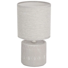 Lampa biurkowa stołowa DINA szara