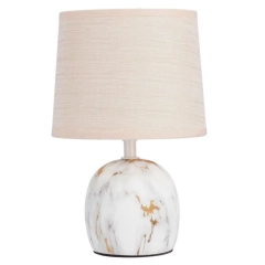Lampa stołowa ADELINA beżowa