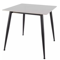 Stół kwadratowy RION 80 cm biały