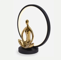 Lampka nocna stołowa YOGA LED czarna