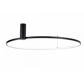Lampa sufitowa, okrąg HORIK LED 40W czarna
