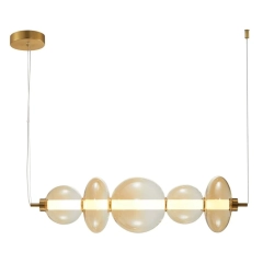 Lampa sufitowa wiszaca SONTE antyczny brąz