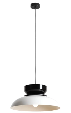 Lampa sufitowa wisząca ALDO biała, czarna