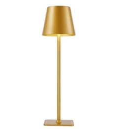 Lampa stołowa biurkowa złota ATLIS LED