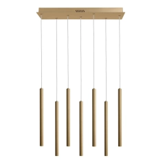 Lampa sufitowa wisząca VALDES LED CCT złota