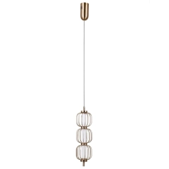 Lampa sufitowa wisząca PEDRO LED złota