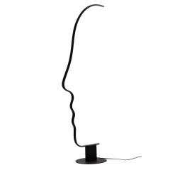 Lampa podłogowa FACE ledowa czarna