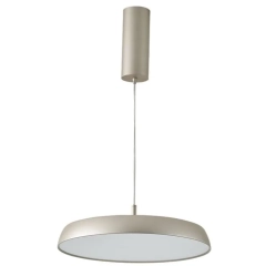 Lampa sufitowa wisząca CLARA PENDANT beżowo-złoty