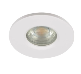 Lampa zewnętrzna podtynkowa okrągła IKA ROUND IP65 biała