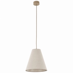 Lampa sufitowa wisząca CONEA beżowa