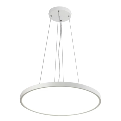 Lampa sufitowa, wisząca ALATA 40 cm biała