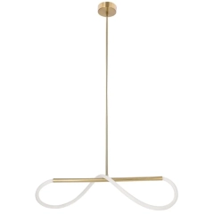 Lampa sufitowa wisząca SUPREME LED złota