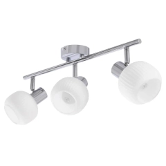 Lampa sufitowa ANDRUS 3 srebrna