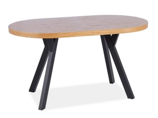 Stół rozkładany DOMINO II 140-272 cm dąb czarny