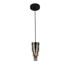 Lampa wisząca GRANS czarny chrom