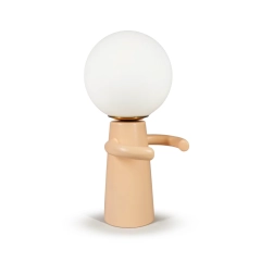 Lampa stołowa jasno różowa PAUL