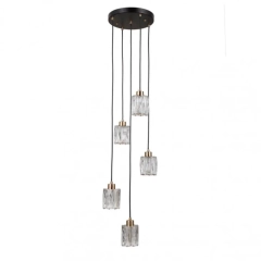 Lampa sufitowa wisząca TORNO czarna