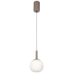 Lampa sufitowa wisząca MONTES LED brązowy