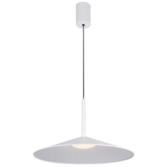 Lampa sufitowa wisząca SARDENA L LED biała
