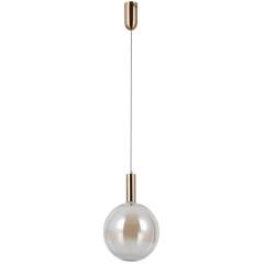 Lampa sufitowa wisząca STRELA L LED złota