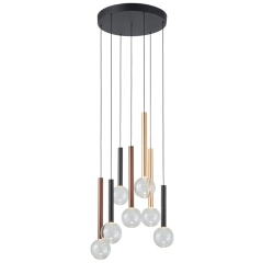 Lampa sufitowa wisząca ALINOS 7 LED czarna