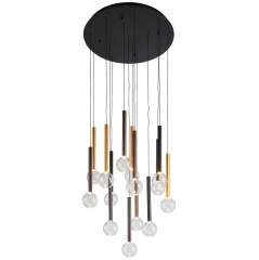 Lampa sufitowa wisząca ALINOS 14 LED czarny