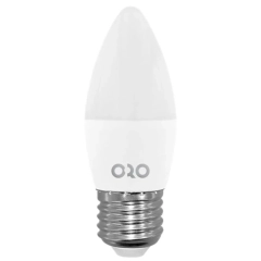 Żarówka LED ORO E27 C37 TOTO 6W WW