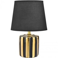 Lampa stołowa HS9143-BL czarno złota