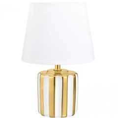 Lampa stołowa HS9143-GD biało złota