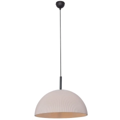 Lampa wisząca ISLUNA beżowo czarna