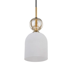 Lampa wisząca SOPHIA COGNAC biała