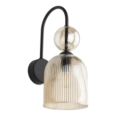 Kinkiet lampa ścienna beżowa SOPHIA COGNAC