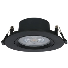 ORO ZUMA LED R 9W CCT-B wpust okrągły czarny