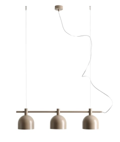 Lampa sufitowa wisząca BERYL III beżowa