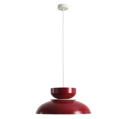 Lampa sufitowa wisząca ALDO bordowa