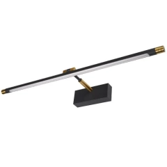 Kinkiet LED GEMINO czarny 46 cm