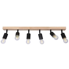 Spot EOS czarny drewno